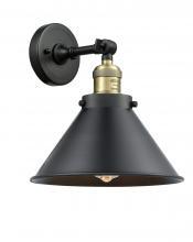 Innovations Lighting 203-BAB-M10-BK-LED - Briarcliff - 1 Light - 10 inch - Black Antique Brass - Sconce