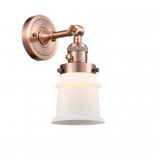 Innovations Lighting 203SW-AC-G181S-LED - Canton - 1 Light - 5 inch - Antique Copper - Sconce