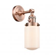 Innovations Lighting 203SW-AC-G311-LED - Dover - 1 Light - 5 inch - Antique Copper - Sconce