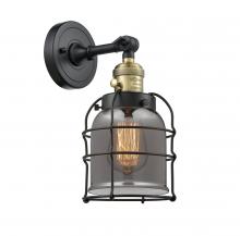 Innovations Lighting 203SW-BAB-G53-CE-LED - Bell Cage - 1 Light - 6 inch - Black Antique Brass - Sconce