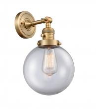 Innovations Lighting 203SW-BB-G202-8-LED - Beacon - 1 Light - 8 inch - Brushed Brass - Sconce