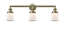 Innovations Lighting 205-AB-G181S-LED - Canton - 3 Light - 30 inch - Antique Brass - Bath Vanity Light
