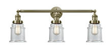 Innovations Lighting 205-AB-G182-LED - Canton - 3 Light - 30 inch - Antique Brass - Bath Vanity Light