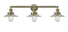 Innovations Lighting 205-AB-G2-LED - Halophane - 3 Light - 33 inch - Antique Brass - Bath Vanity Light