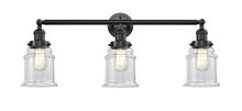 Innovations Lighting 205-OB-G182 - Canton - 3 Light - 30 inch - Oil Rubbed Bronze - Bath Vanity Light