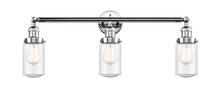 Innovations Lighting 205-PC-G314 - Dover - 3 Light - 31 inch - Polished Chrome - Bath Vanity Light