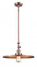 Innovations Lighting 206-AC-MFR-AC-16-LED - Appalachian - 1 Light - 16 inch - Antique Copper - Stem Hung - Mini Pendant