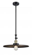 Innovations Lighting 206-BAB-MFR-BK-16 - Appalachian - 1 Light - 16 inch - Black Antique Brass - Stem Hung - Mini Pendant