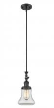 Innovations Lighting 206-BK-G192 - Bellmont - 1 Light - 6 inch - Matte Black - Stem Hung - Mini Pendant