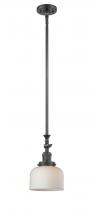 Innovations Lighting 206-OB-G71 - Bell - 1 Light - 8 inch - Oil Rubbed Bronze - Stem Hung - Mini Pendant