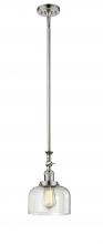 Innovations Lighting 206-PN-G72 - Bell - 1 Light - 8 inch - Polished Nickel - Stem Hung - Mini Pendant