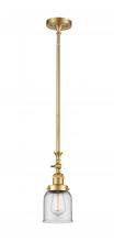 Innovations Lighting 206-SG-G52 - Bell - 1 Light - 5 inch - Satin Gold - Stem Hung - Mini Pendant