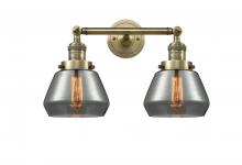 Innovations Lighting 208-AB-G173-LED - Fulton - 2 Light - 17 inch - Antique Brass - Bath Vanity Light