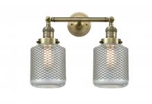 Innovations Lighting 208-AB-G262 - Stanton - 2 Light - 16 inch - Antique Brass - Bath Vanity Light