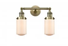 Innovations Lighting 208-AB-G311-LED - Dover - 2 Light - 14 inch - Antique Brass - Bath Vanity Light