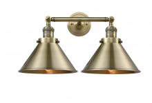 Innovations Lighting 208-AB-M10-AB-LED - Briarcliff - 2 Light - 19 inch - Antique Brass - Bath Vanity Light