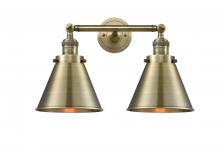 Innovations Lighting 208-AB-M13-AB-LED - Appalachian - 2 Light - 18 inch - Antique Brass - Bath Vanity Light