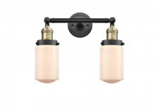 Innovations Lighting 208-BAB-G311-LED - Dover - 2 Light - 14 inch - Black Antique Brass - Bath Vanity Light