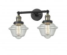 Innovations Lighting 208-BAB-G534 - Oxford - 2 Light - 17 inch - Black Antique Brass - Bath Vanity Light