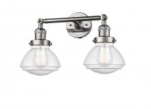 Innovations Lighting 208-PN-G324 - Olean - 2 Light - 17 inch - Polished Nickel - Bath Vanity Light