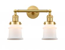 Innovations Lighting 208-SG-G181S - Canton - 2 Light - 17 inch - Satin Gold - Bath Vanity Light