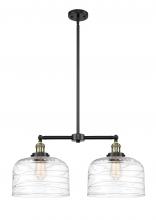 Innovations Lighting 209-BAB-G713-L-LED - Bell - 2 Light - 21 inch - Black Antique Brass - Stem Hung - Island Light