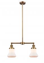 Innovations Lighting 209-BB-G191 - Bellmont - 2 Light - 21 inch - Brushed Brass - Stem Hung - Island Light