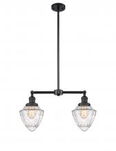 Innovations Lighting 209-BK-G664-7 - Bullet - 2 Light - 24 inch - Matte Black - Stem Hung - Island Light