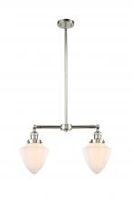 Innovations Lighting 209-PN-G661-7 - Bullet - 2 Light - 24 inch - Polished Nickel - Stem Hung - Island Light