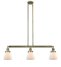 Innovations Lighting 213-AB-G61 - Cone - 3 Light - 39 inch - Antique Brass - Stem Hung - Island Light