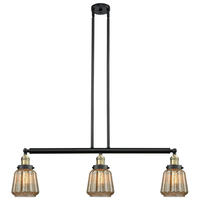 Innovations Lighting 213-BAB-G146-LED - Chatham - 3 Light - 39 inch - Black Antique Brass - Stem Hung - Island Light