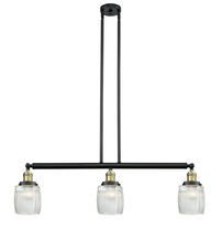 Innovations Lighting 213-BAB-G302-LED - Colton - 3 Light - 38 inch - Black Antique Brass - Stem Hung - Island Light