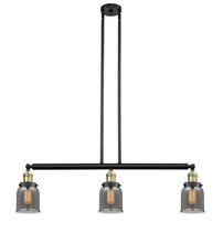 Innovations Lighting 213-BAB-G53-LED - Bell - 3 Light - 38 inch - Black Antique Brass - Stem Hung - Island Light