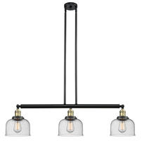 Innovations Lighting 213-BAB-G74-LED - Bell - 3 Light - 41 inch - Black Antique Brass - Stem Hung - Island Light