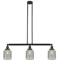 Innovations Lighting 213-OB-G262 - Stanton - 3 Light - 39 inch - Oil Rubbed Bronze - Stem Hung - Island Light