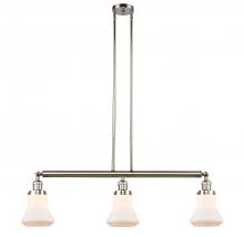 Innovations Lighting 213-PN-G191 - Bellmont - 3 Light - 39 inch - Polished Nickel - Stem Hung - Island Light