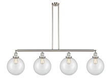 Innovations Lighting 214-SN-G202-10 - Beacon - 4 Light - 54 inch - Brushed Satin Nickel - Stem Hung - Island Light