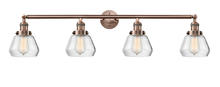Innovations Lighting 215-AC-G172 - Fulton - 4 Light - 43 inch - Antique Copper - Bath Vanity Light