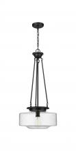 Innovations Lighting 221-1P-BK-G694-16 - Bridgeton - 1 Light - 16 inch - Matte Black - Chain Hung - Pendant