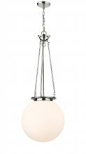 Innovations Lighting 221-1P-PC-G201-16 - Beacon - 1 Light - 16 inch - Polished Chrome - Chain Hung - Pendant