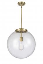 Innovations Lighting 221-1S-AB-G204-16 - Beacon - 1 Light - 16 inch - Antique Brass - Stem Hung - Pendant