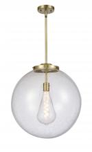 Innovations Lighting 221-1S-AB-G204-18 - Beacon - 1 Light - 18 inch - Antique Brass - Stem Hung - Pendant