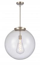 Innovations Lighting 221-1S-SN-G202-18 - Beacon - 1 Light - 18 inch - Brushed Satin Nickel - Stem Hung - Pendant