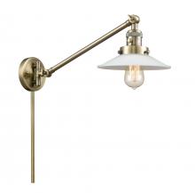 Innovations Lighting 237-AB-G1-LED - Halophane - 1 Light - 9 inch - Antique Brass - Swing Arm