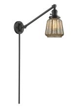 Innovations Lighting 237-OB-G146-LED - Chatham - 1 Light - 8 inch - Oil Rubbed Bronze - Swing Arm