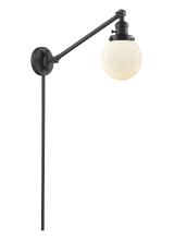 Innovations Lighting 237-OB-G201-6-LED - Beacon - 1 Light - 6 inch - Oil Rubbed Bronze - Swing Arm