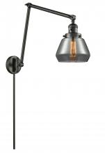 Innovations Lighting 238-OB-G173-LED - Fulton - 1 Light - 8 inch - Oil Rubbed Bronze - Swing Arm