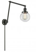 Innovations Lighting 238-OB-G202-6-LED - Beacon - 1 Light - 6 inch - Oil Rubbed Bronze - Swing Arm