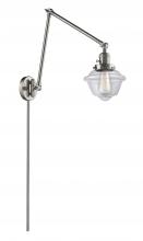 Innovations Lighting 238-SN-G532 - Oxford - 1 Light - 8 inch - Brushed Satin Nickel - Swing Arm