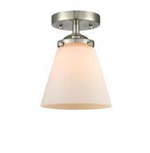 Innovations Lighting 284-1C-SN-G61 - Cone - 1 Light - 6 inch - Brushed Satin Nickel - Semi-Flush Mount